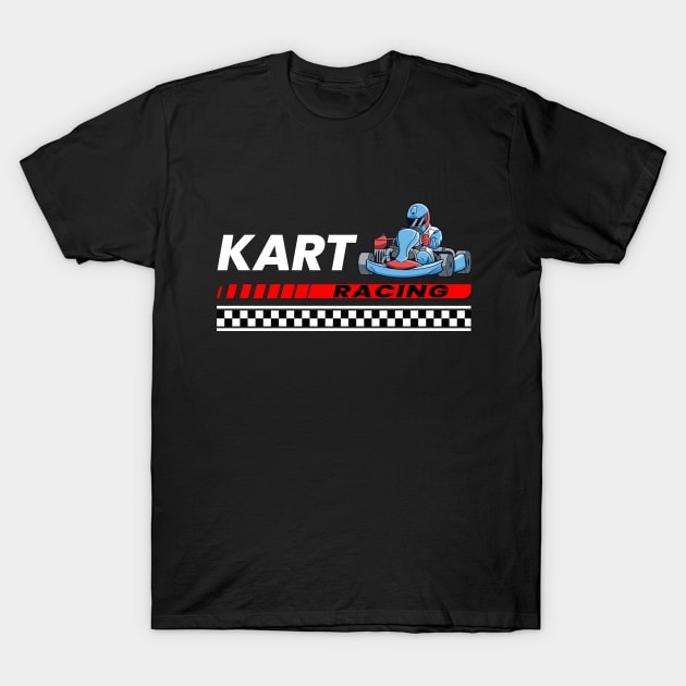 Kart Racing T-Shirt by printedartings